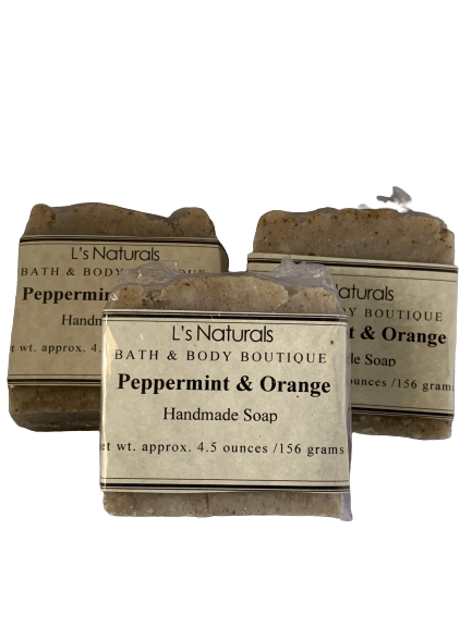 Peppermint and Orange Handmade Soap