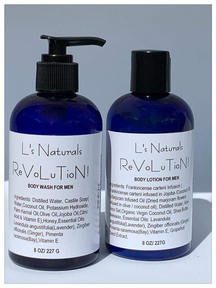 ReVoLuTioN! Body Wash and Lotion Set - L's Naturals | Bath & Body Boutique