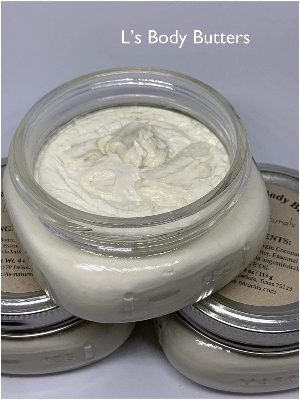 Lavender Body Butter (5.8 oz.) - L's Naturals | Bath & Body Boutique