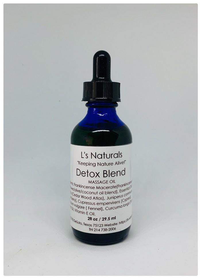 Custom Detox Massage Oil - L's Naturals | Bath & Body Boutique
