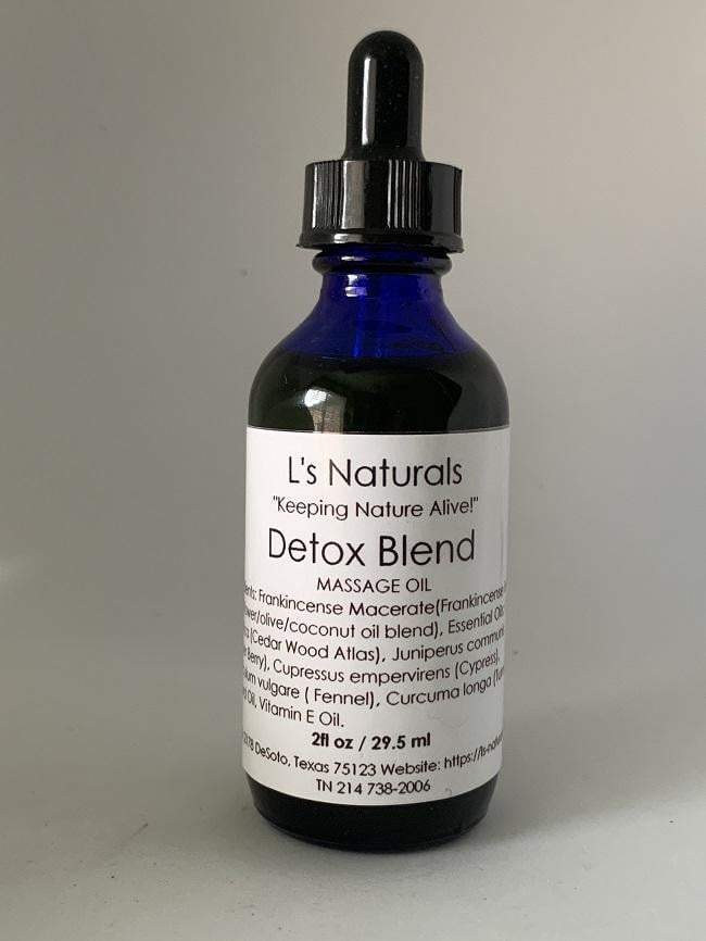 Custom Detox Massage Oil - L's Naturals | Bath & Body Boutique