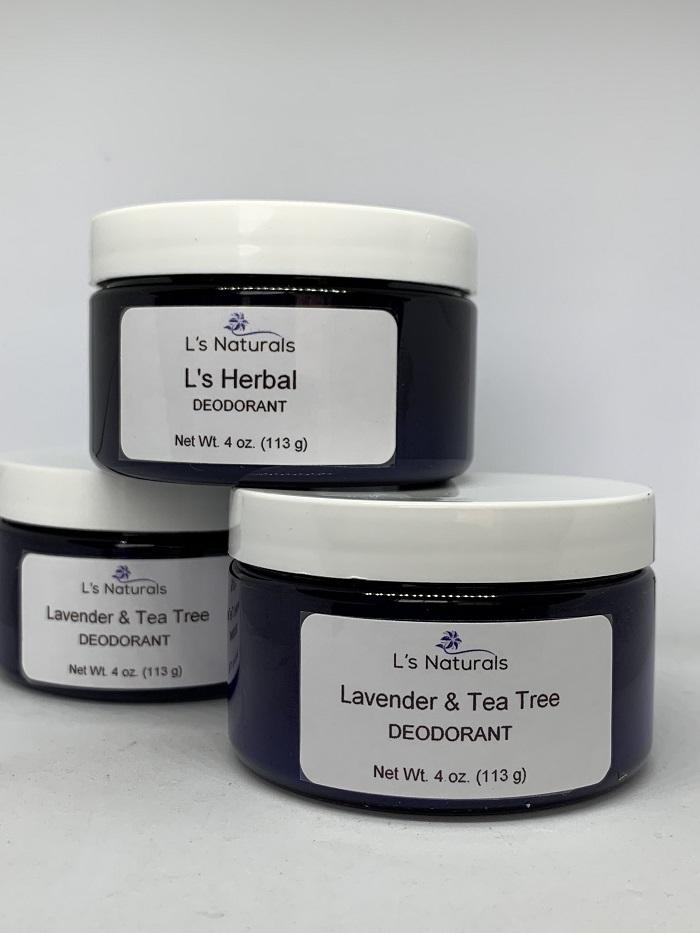 L's Herbal Deodorant (4oz) - L's Naturals | Bath & Body Boutique