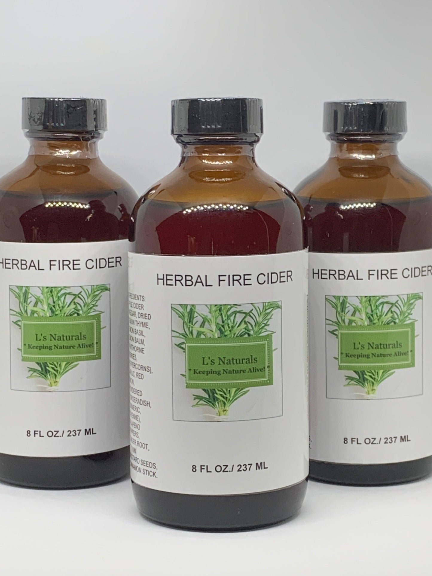 Ann's Fire Cider Herbal Tonic - L's Naturals | Bath and Body Boutique
