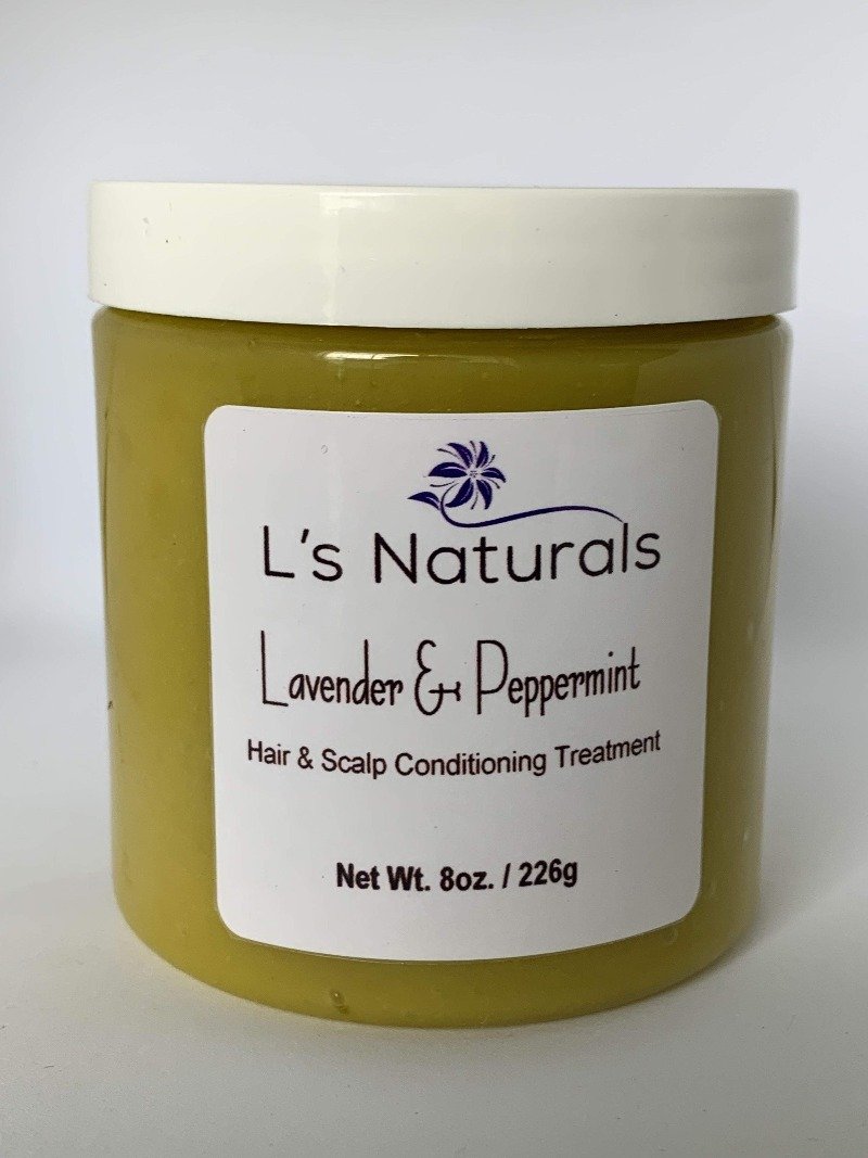 Lavender and Peppermint Hair and Scalp Conditioner - L's Naturals | Bath & Body Boutique