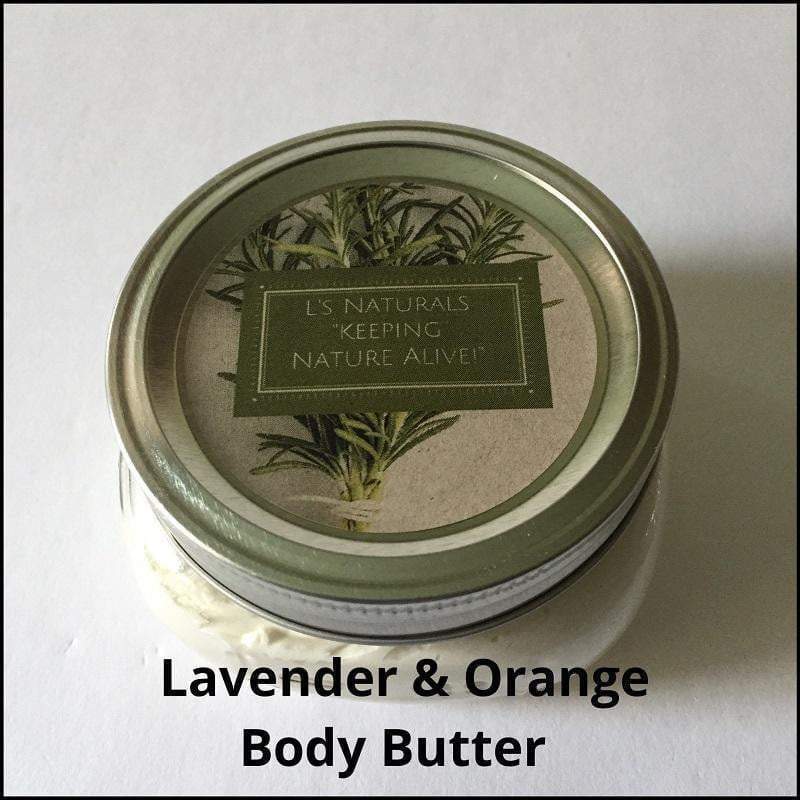 Lavender and Orange Body Butter - L's Naturals | Bath & Body Boutique