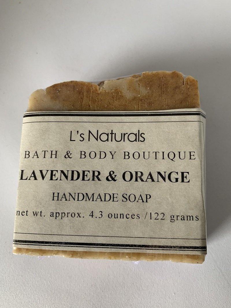 Lavender and Orange Handmade Soap - L's Naturals | Bath & Body Boutique