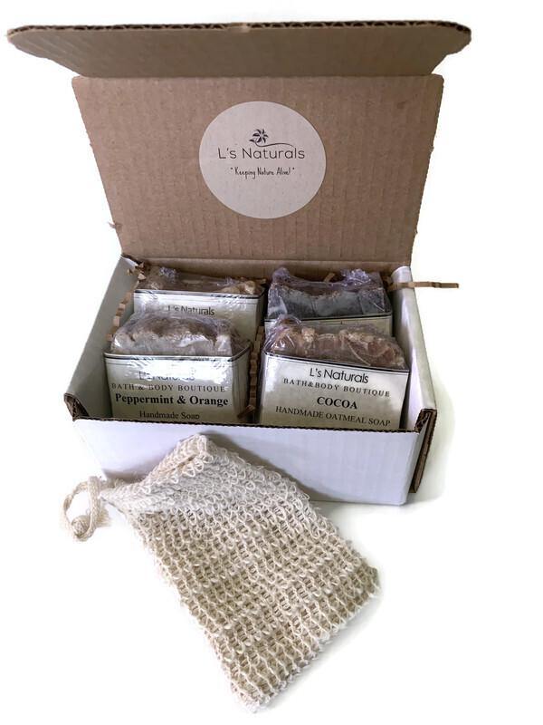 Handmade Bar Soaps by AromaAngie Variety Gift Sets - L's Naturals | Bath and Body Boutique
