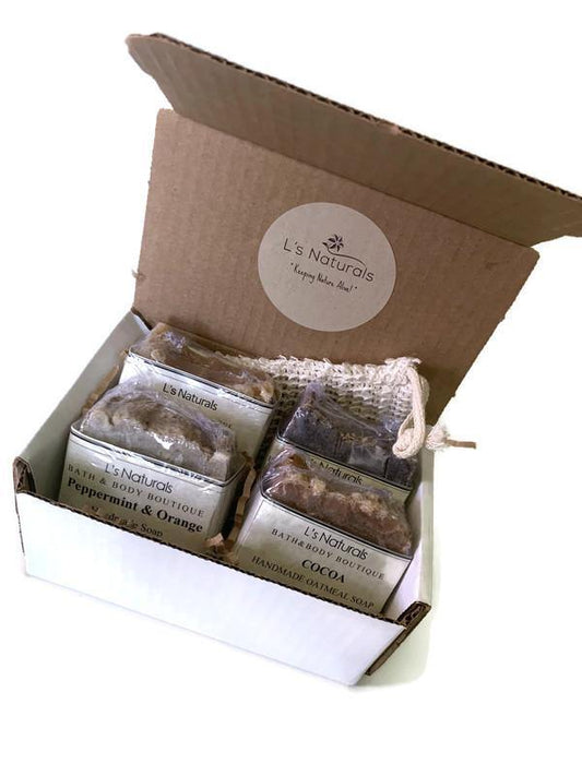 Handmade Soap by AromaAngie 4 pack  Gift Set