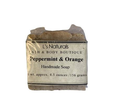 Peppermint and Orange Handmade Soap 