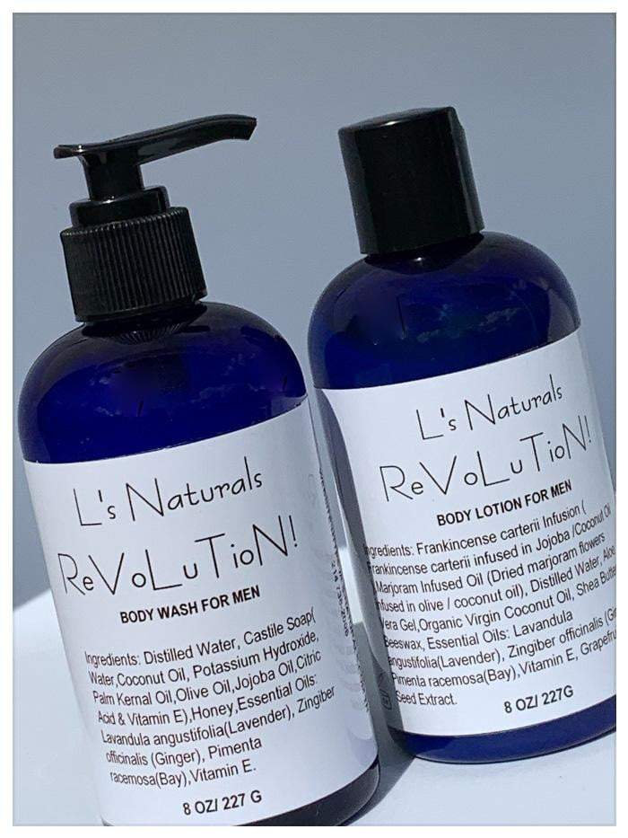 ReVoLuTioN! Body Wash and Lotion Set - L's Naturals | Bath & Body Boutique