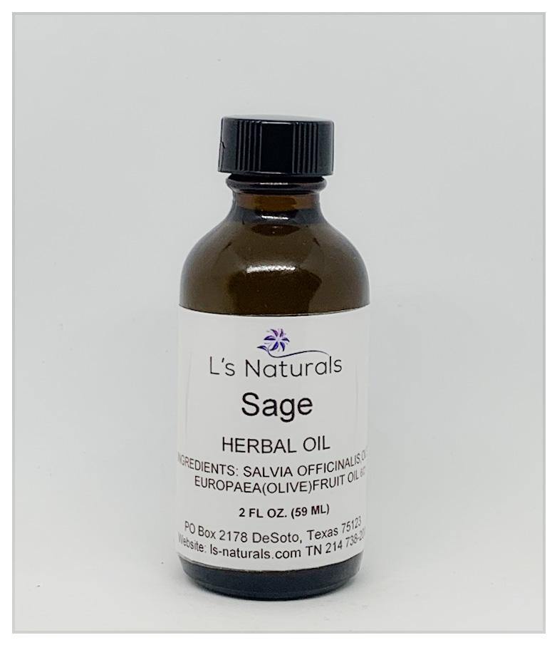 Sage Infused Herbal Oils