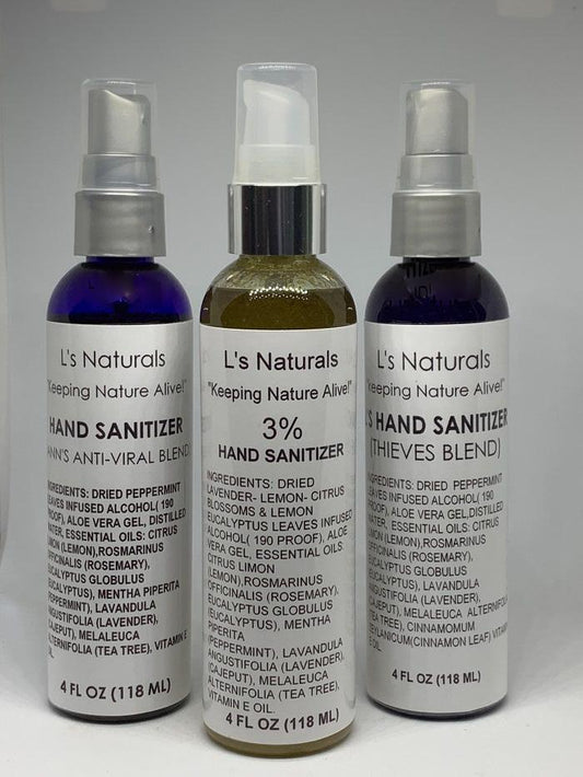 L's Naturals Hand Sanitizer - L's Naturals | Bath & Body Boutique