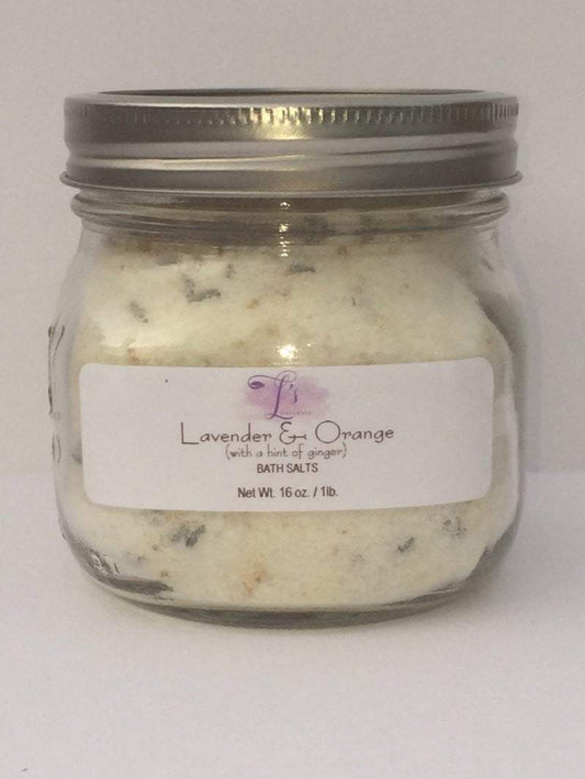 Lavender & Orange Bath Salts - L's Naturals | Bath & Body Boutique