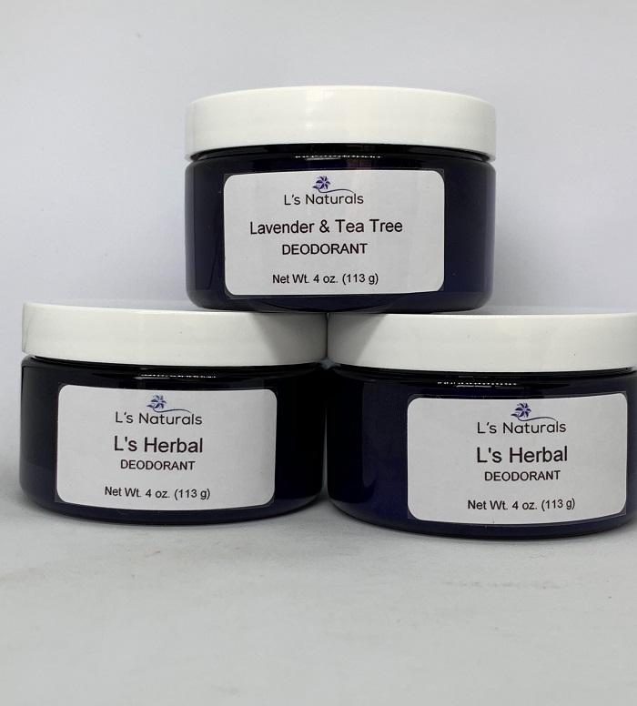 Lavender and Tea Tree Deodorant (4 oz.) - L's Naturals | Bath & Body Boutique