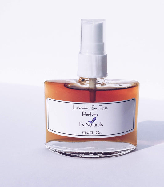 Lavender & Rose Perfume  (1 oz.) - L's Naturals | Bath & Body Boutique
