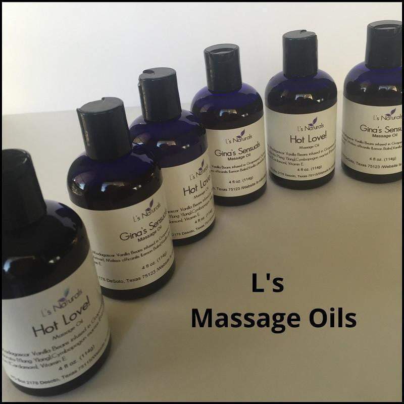 Love! Massage Oil (4 oz.) - L's Naturals | Bath & Body Boutique