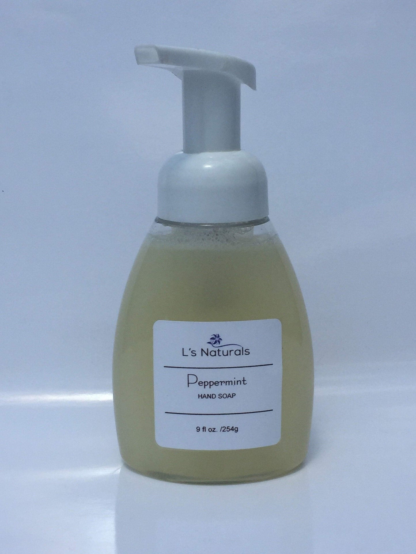 Peppermint Hand Soap (9 fl oz.) - L's Naturals | Bath & Body Boutique